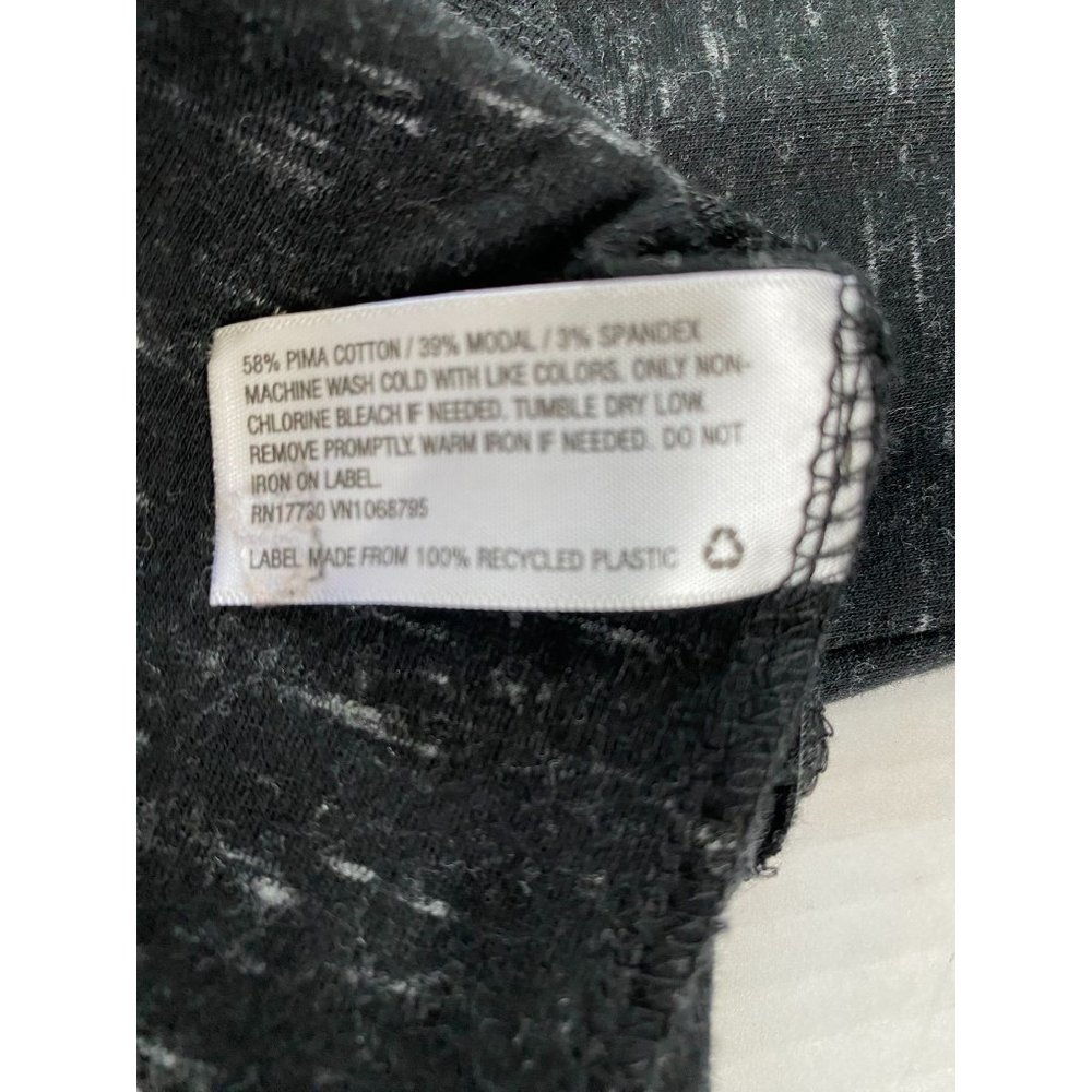 a new day Womens Black Speckled Round Neck Knit Tunic Size 2X Academia Goth Boho - Picture 4 of 8